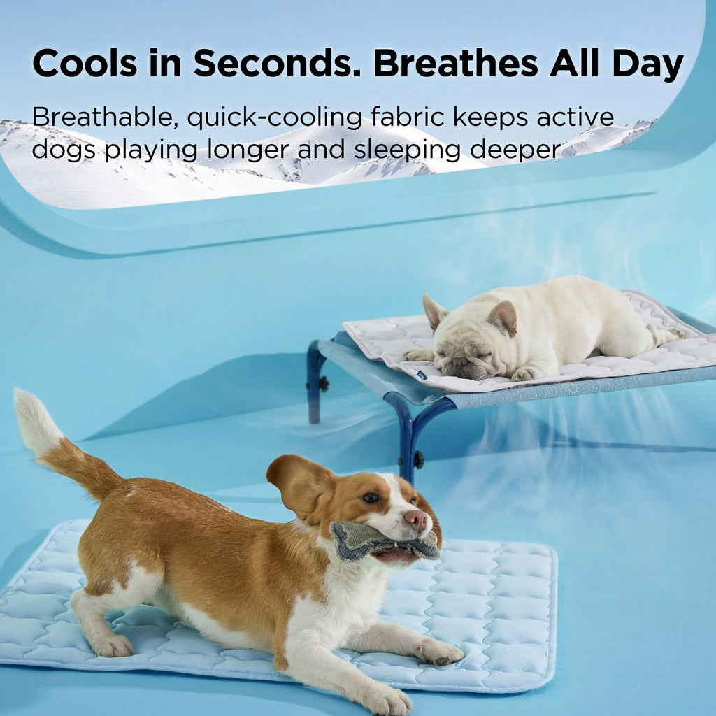 Bedsure ArcticMax™ Cooling Mat for Extra Large Dogs,Q-Max>0.5 Chill Fiber