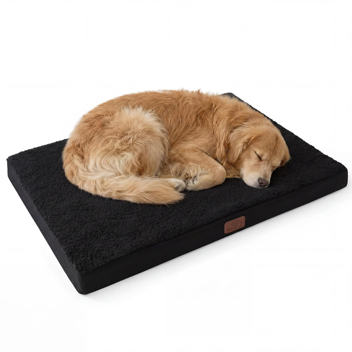 Bedsure Small Dog Bed, Cat Puppy Bed with Comfy Sherpa, 24"x16" Dark Grey