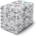 Luciphia 1 Pack 6 Dog Blankets Cat Soft Fluffy Fleece Pet Blanket Warm Cute Print Design Puppy Kitten Doggy Paw Grey Large(41"x31")
