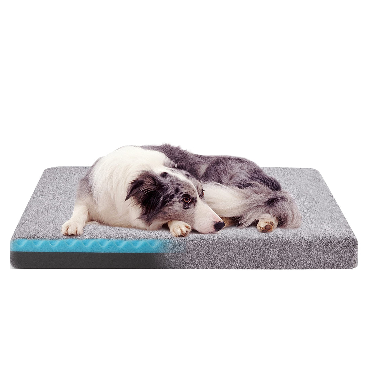 WATANIYA PET Cooling Dog Beds for Large Dogs, 35-Inch Dog Crate Bed