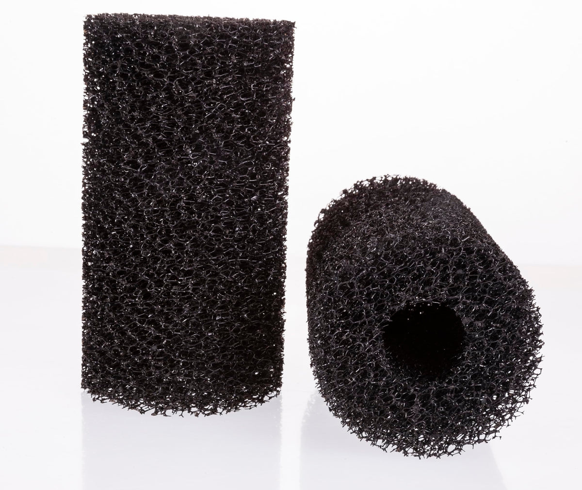 UNEAK 2-Pack Medium Premium Pre Filter Sponge Aquarium Intake High-Porosity Foam Roll Fish Tank Shrimp Beta Baby Fish Replacement Foam Cover Filtration Freshwater Saltwater 5-20 Gallons Easy to Clean