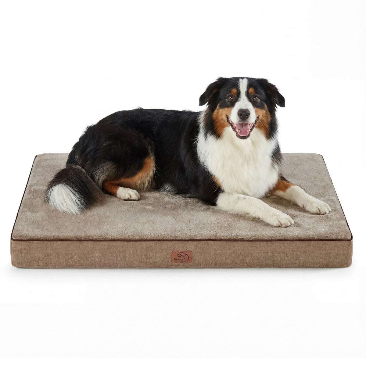 Bedsure Memory Foam Dog Beds Large Sized Dog, Orthopedic Crate Pads, 35x22