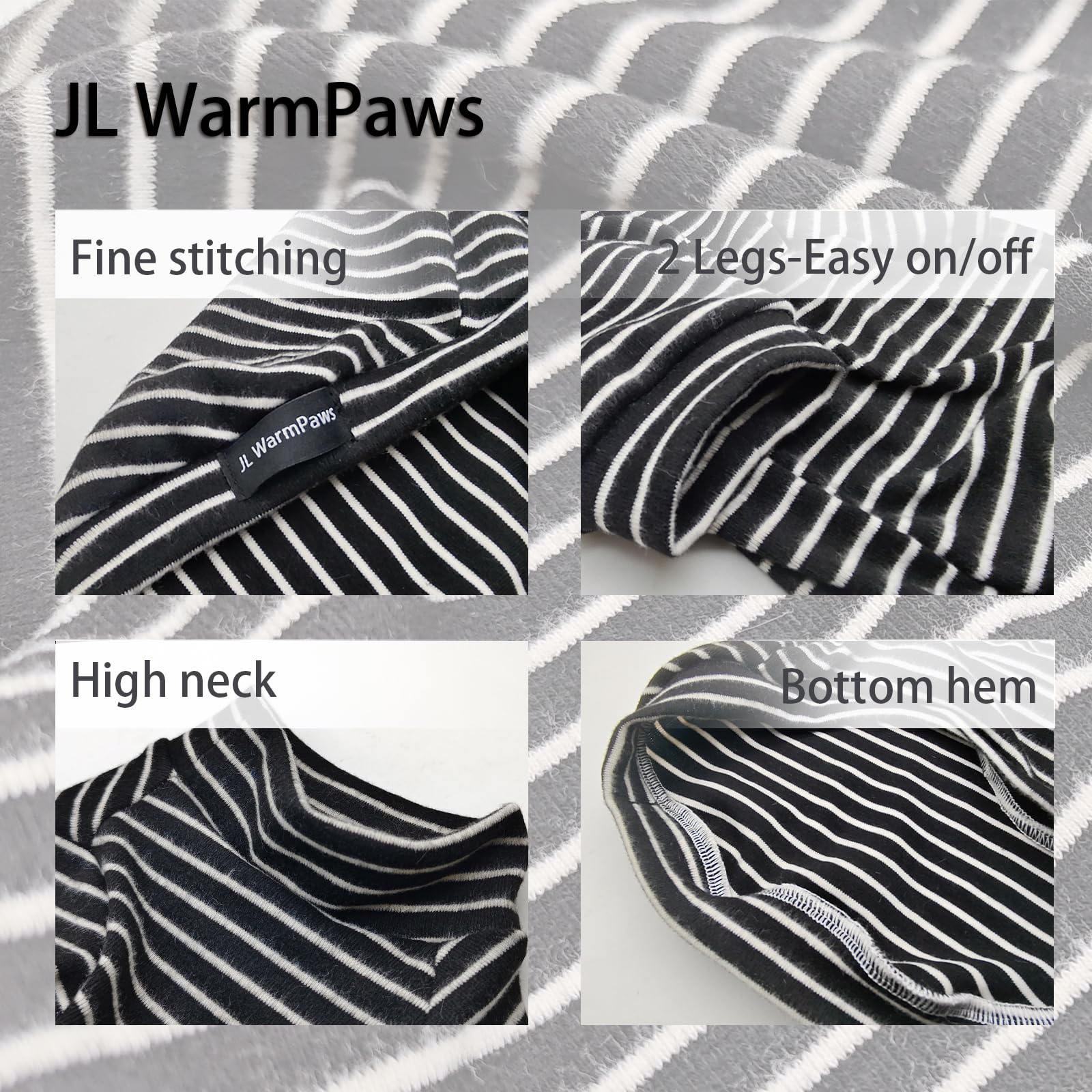 JL WarmPaws Sphynx Cat Clothes Fleece Cats&Small Dogs Pullover Sweater
