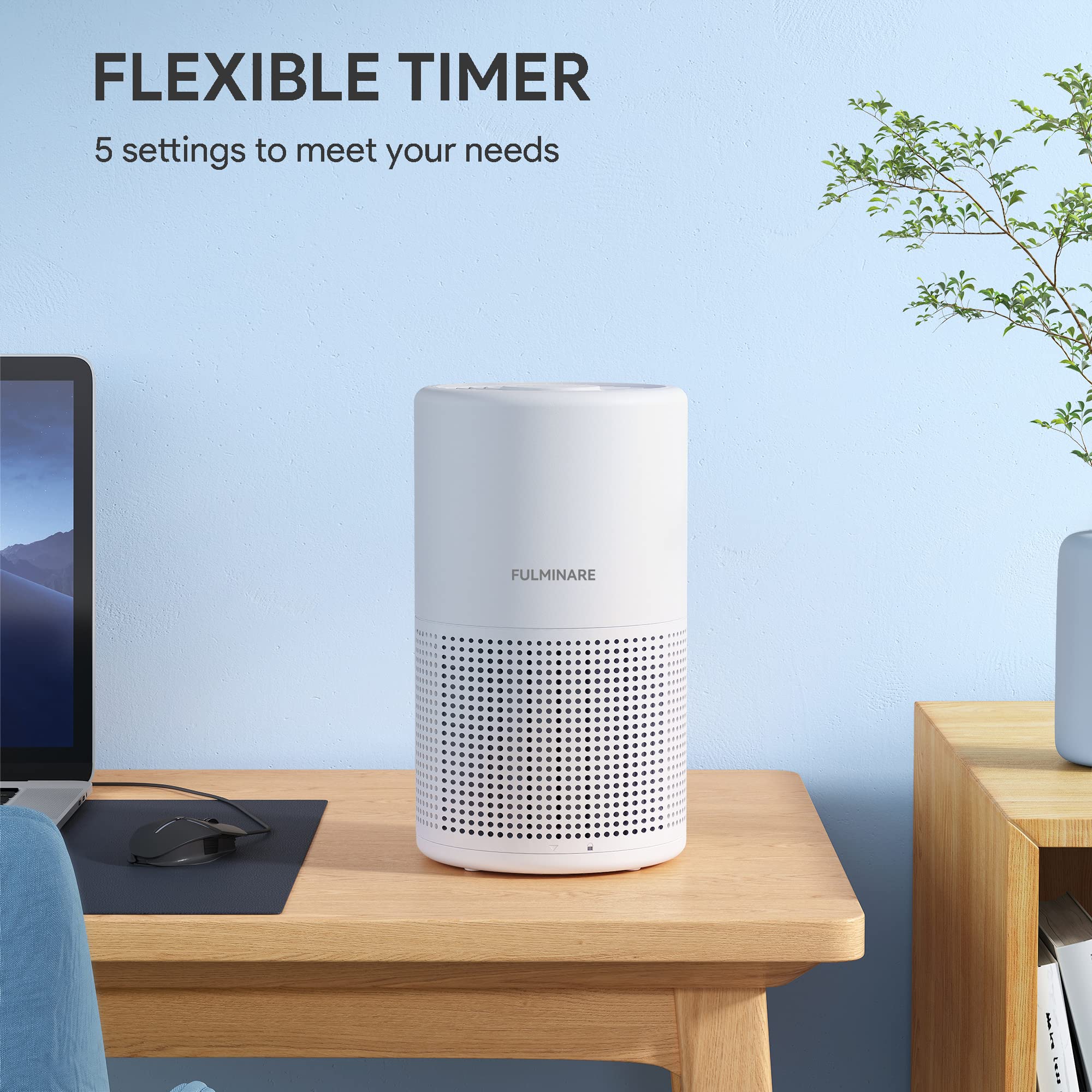 Air Purifiers for Bedroom, FULMINARE H13 True HEPA Filter
