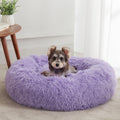 Western Home Calming Donut Small Dog Cat Bed Washable Puppy Bed,24" Rainbow
