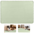 Cat Food Mat Extra Large Silicone Pet Bowl Mat 57''x40'', Green