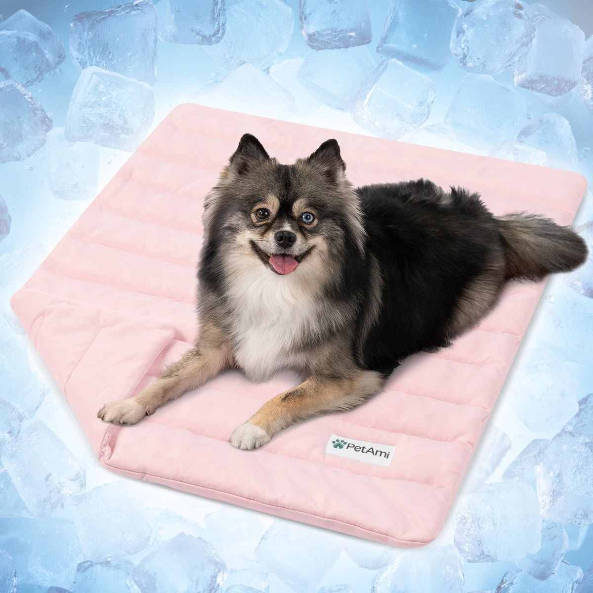 PetAmi Dog Cooling Mat Blanket Pet Pad for Small Medium Cat, Small, 24x32
