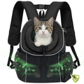PetAmi Dog Carrier Backpack, Hands Free Front Pet Carrier, 14 lbs, Black