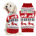 DOGGYZSTYLE Dog Christmas Sweater Xmas Pet Clothes Cute Striped Gingerbread Man Costume Holiday Puppy Cat Jumpers Outfits New Year Gifts for Small Medium Large Dogs(Red Gingerbread Man,XXS)