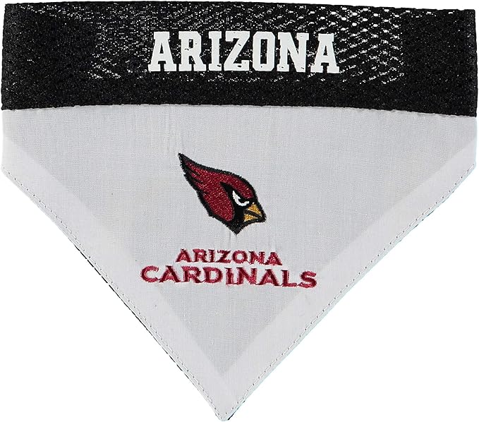 NFL DOG BANDANA - HOUSTON TEXANS REVERSIBLE PET BANDANA. 2 Sided Sports Bandana with a PREMIUM Embroidery TEAM LOGO, Large/X-Large. - 2 Sizes & 32 NFL Teams available