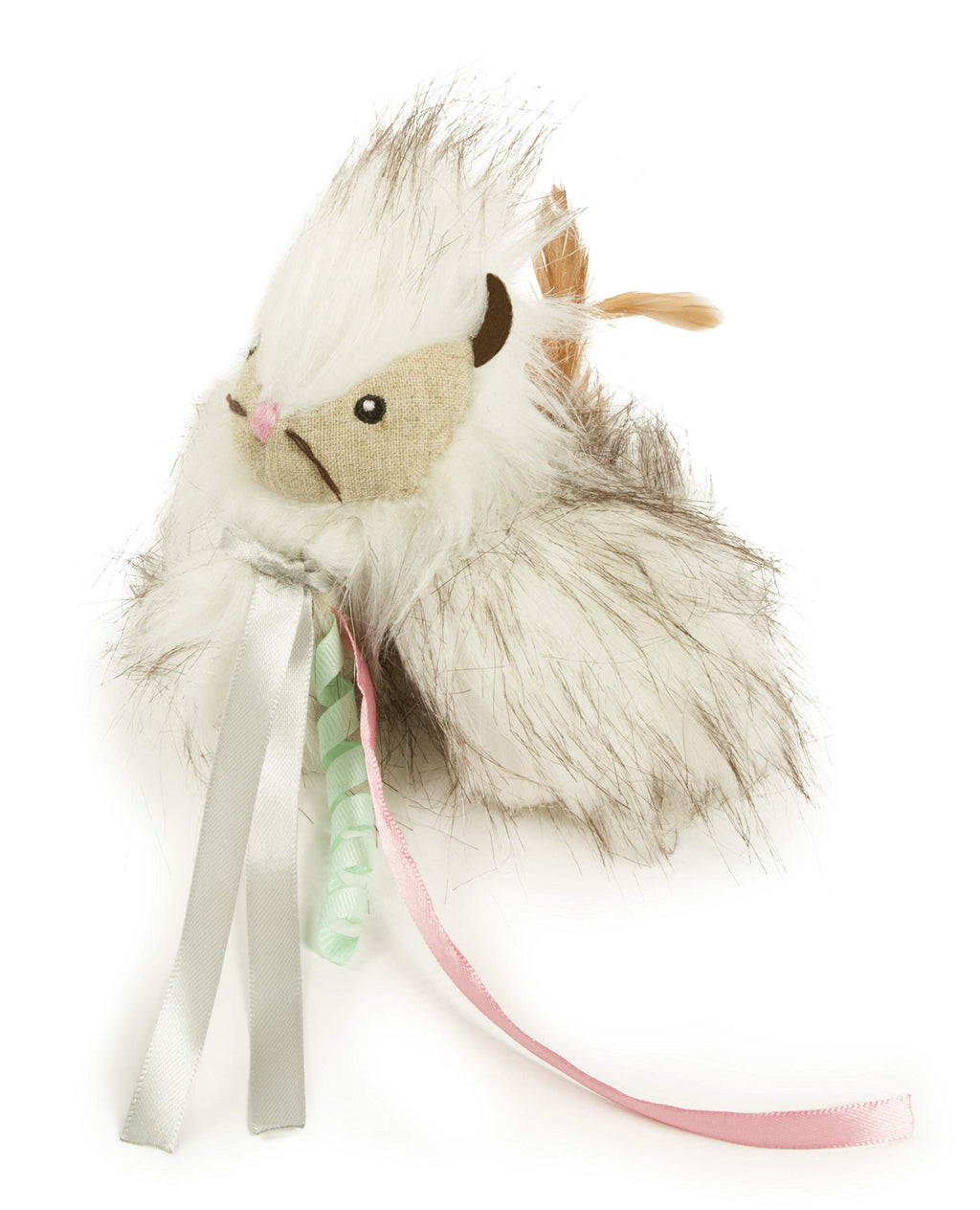 SmartyKat Chitter Critter Squirrel Electronic Sound Plush Kicker Cat Toy, Battery Powered - Gray, One Size