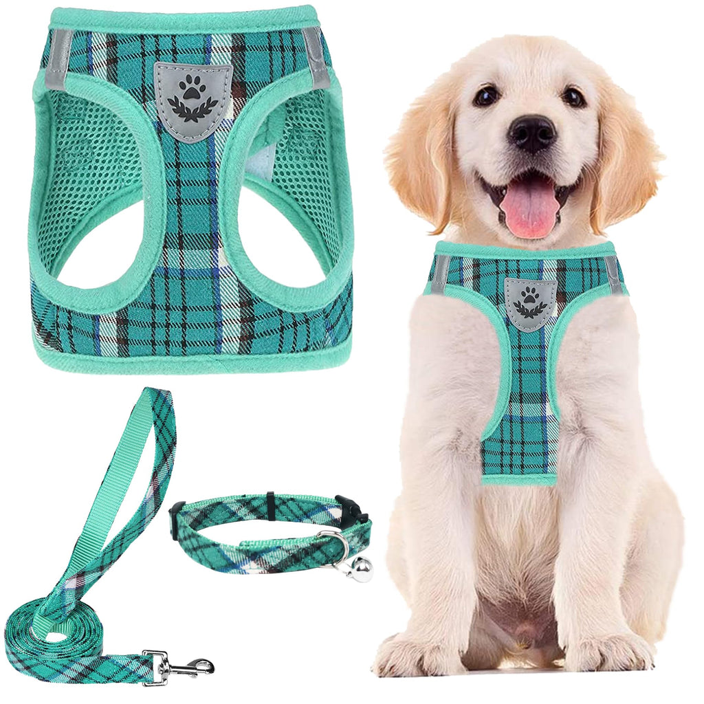 PUPTECK Dog Harness, Collar and Leash Set No Pull for Small Medium Sized