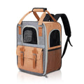 ‌YooxArmor Cat Carrier Backpack, Airline Approved Mesh Dog Backpack with Breathable, Hiking, Travel, Camping, Pet Carriers Backpack for Large Cats and Small Dogs - Holds Pets up to 15 Lbs (Yellow)