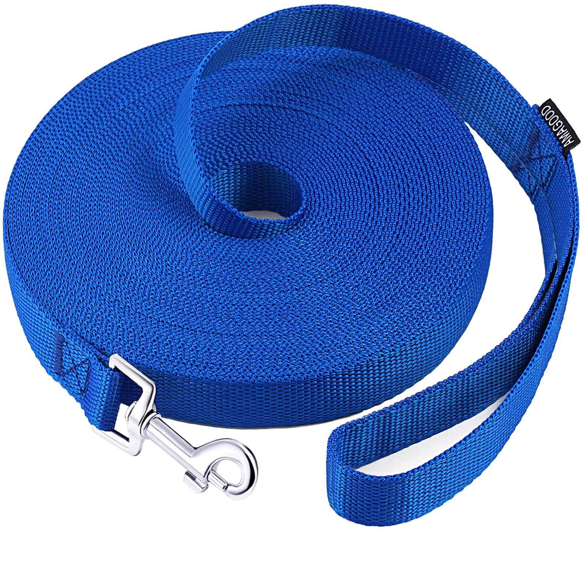 AmaGood Dog Leashes for Small Medium Large Dogs,15 ft 20 ft 30 ft 50 ft Long Dog Leashes for Dog Training,Tie Out,Play,Safety,Camping (20 feet, Black)