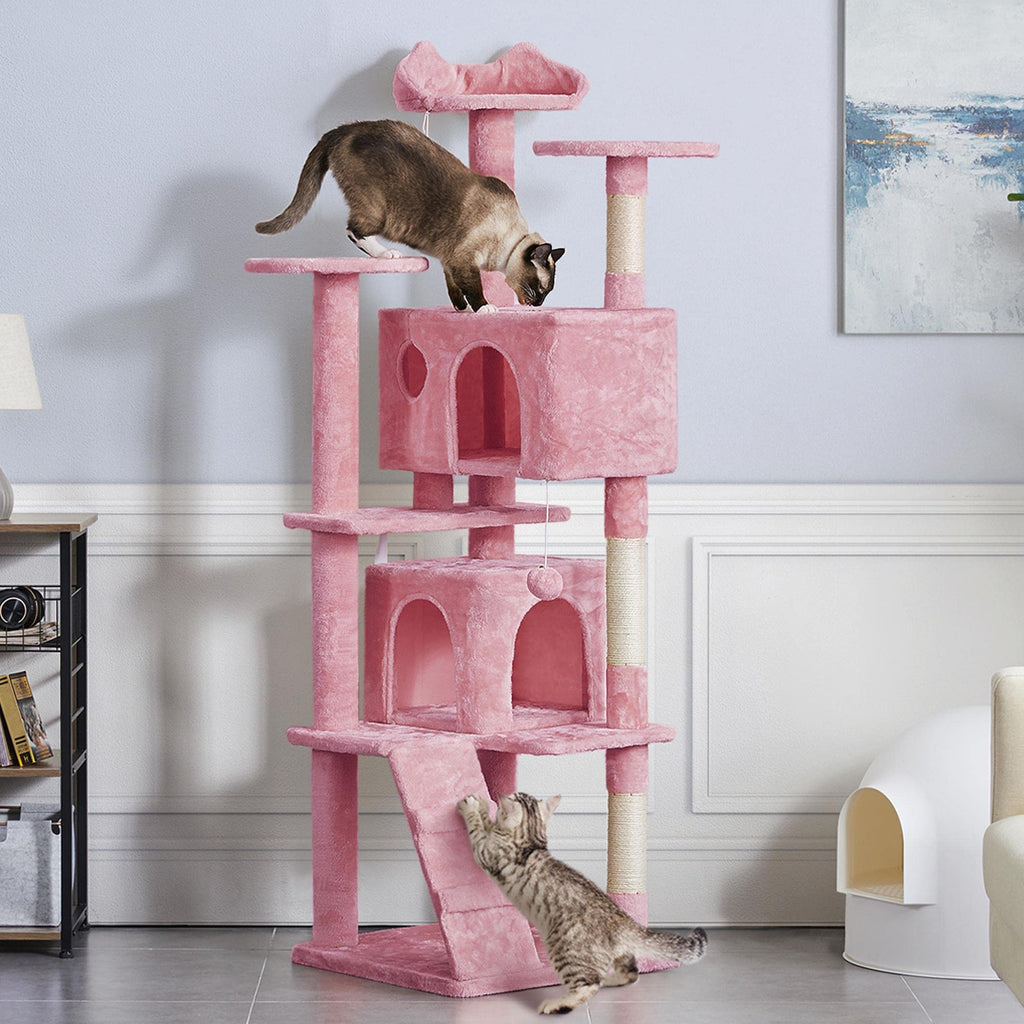 Yaheetech 70in Multi-Level Sturdy Cat Tree, Condo, Sisal Scratching Posts