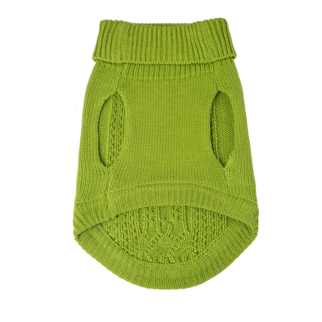 Jnancun Cat Sweater Stretchy,19 Colors,6 Sizes,Snug Winter (Green, X-Small, Vest)
