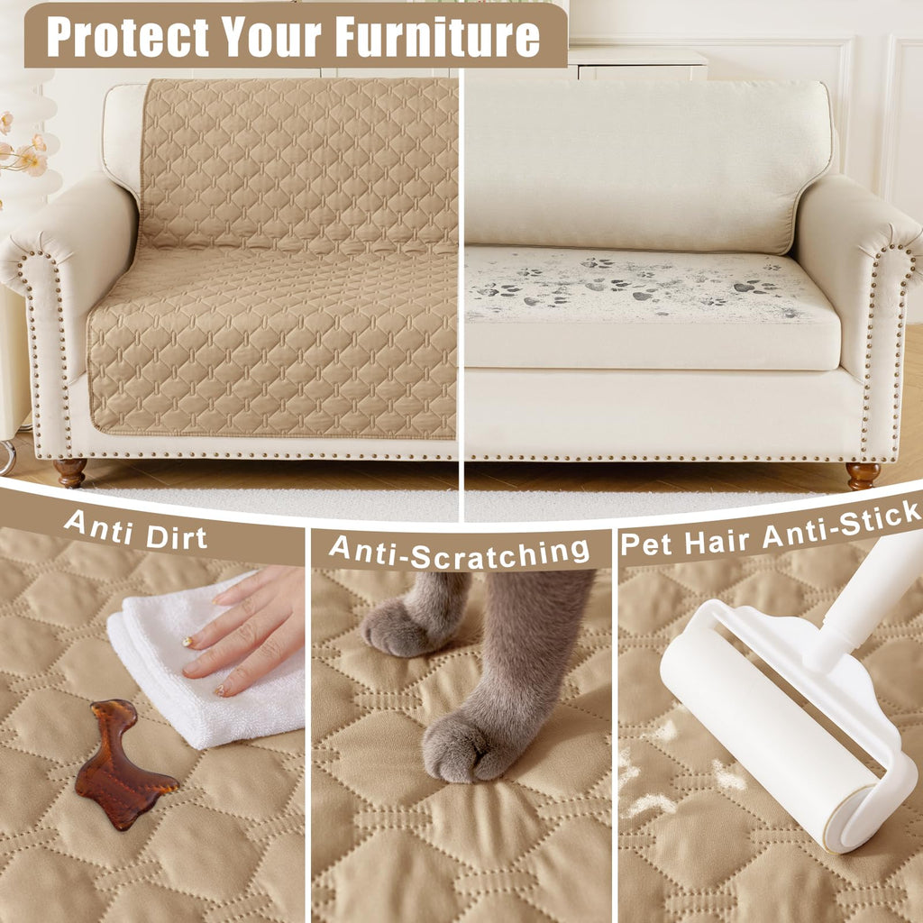 Smiry Waterproof Dog Bed Cover Blanket, Reversible Pet Blanket
