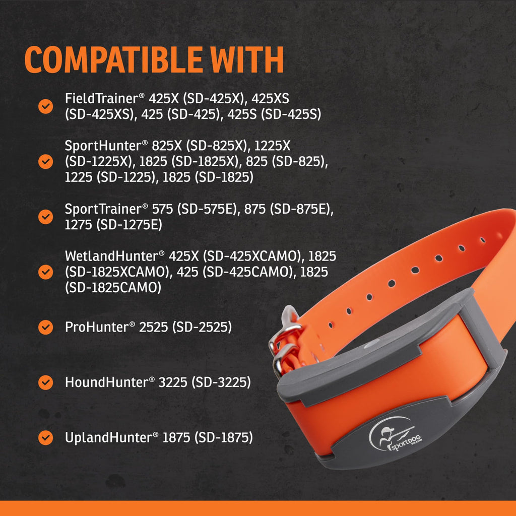 SportDOG FieldTrainer 425X & SportHunter 825X Add-A-Dog Collar, Orange
