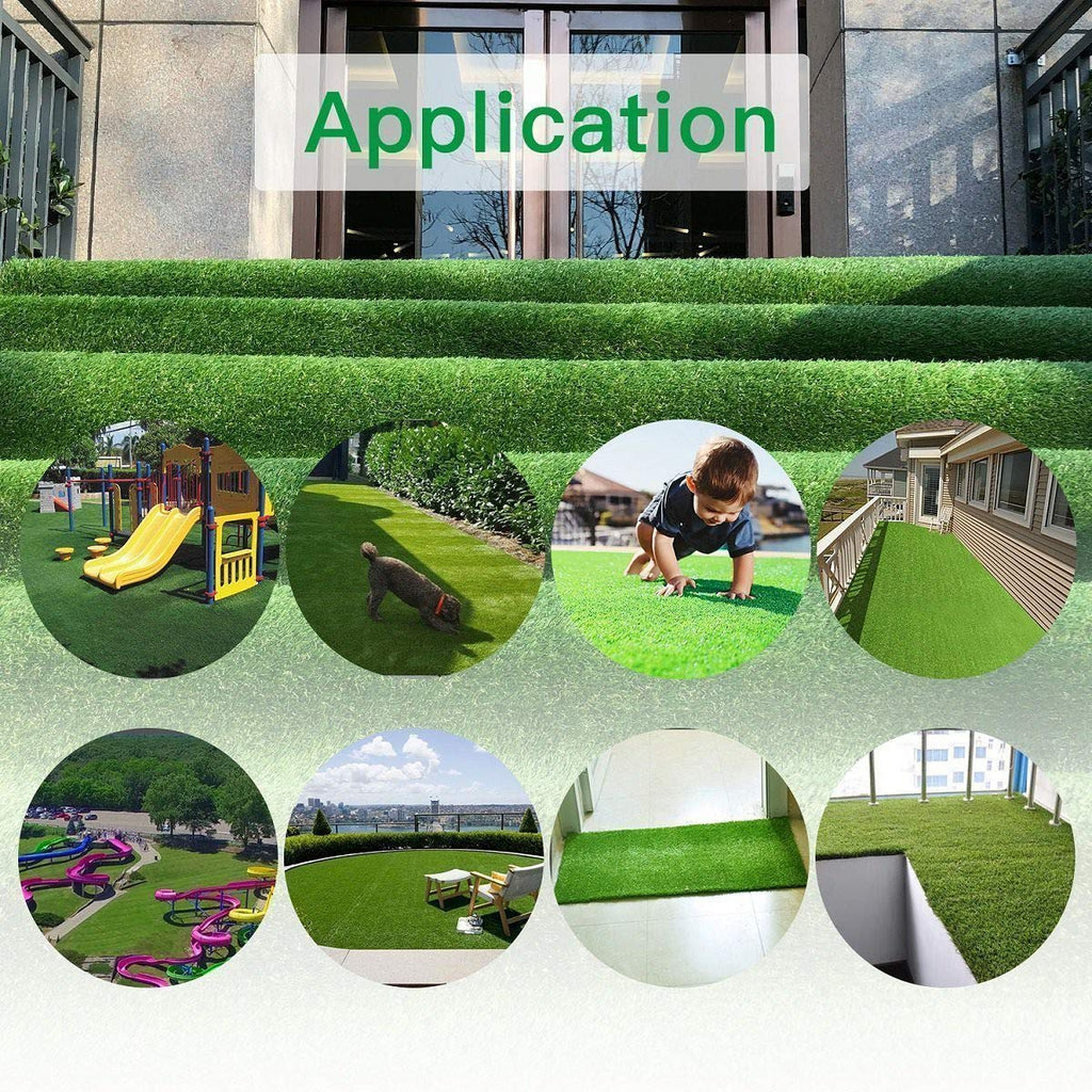 ALTRUISTIC Realistic Pet Artificial Grass for Dogs Indooor Outdoor Decor, 70 oz Extra-Heavy & Thick Garden Lawn Landscape Synthetic Grass Turf, Fake GrassTurf Mat Rug