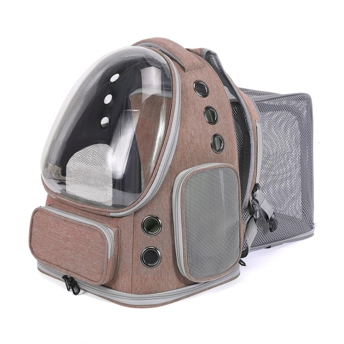 GixDix Cat Backpack Carrier for Cats and Small Dogs, Breathable Cat Bubble Backpack, Airline Approved Pet Travel Carrier for Hiking Camping Outdoor(Blue)