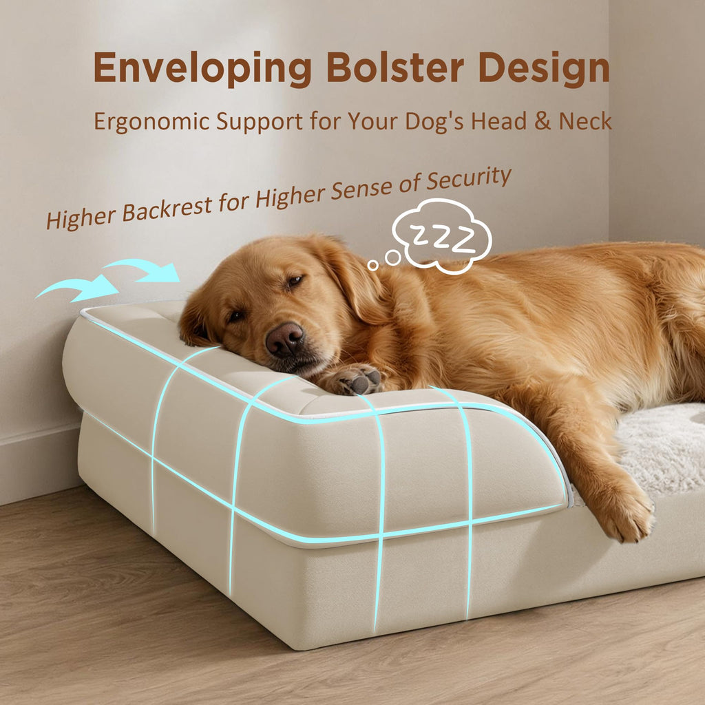 Comfort Expression Waterproof Orthopedic Dog Beds for Large Sized Dog