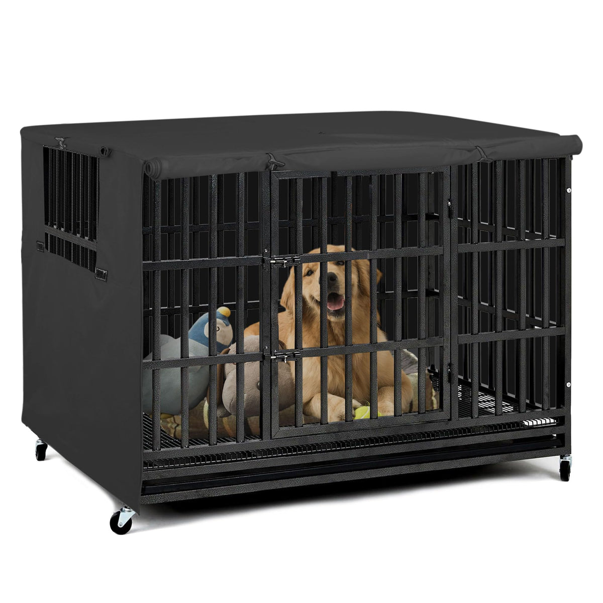 Explore Land Dog Crate Cover, 36 inches, Grey
