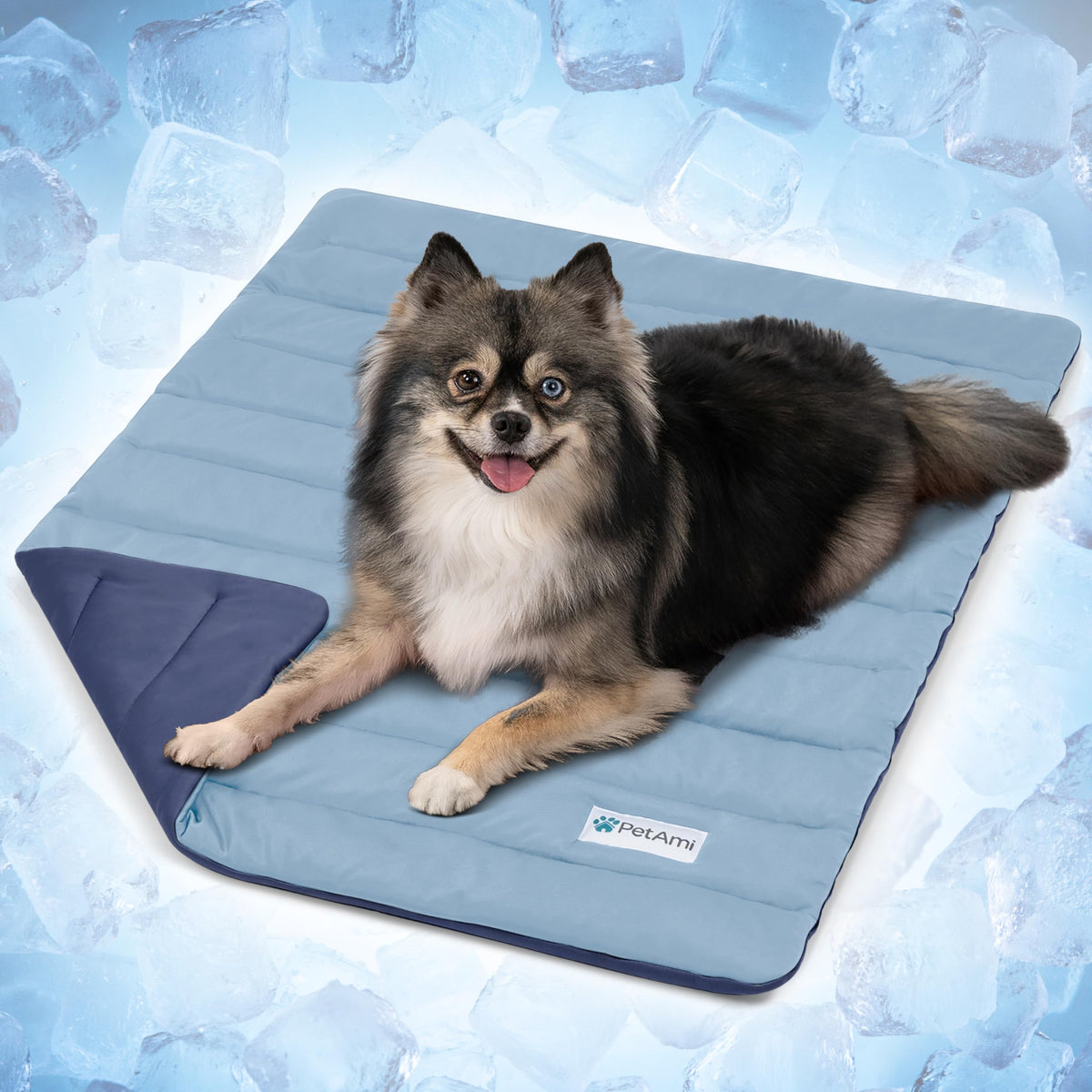 PetAmi Dog Cooling Mat Blanket Pet Pad for Small Medium Cat, Small, 24x32