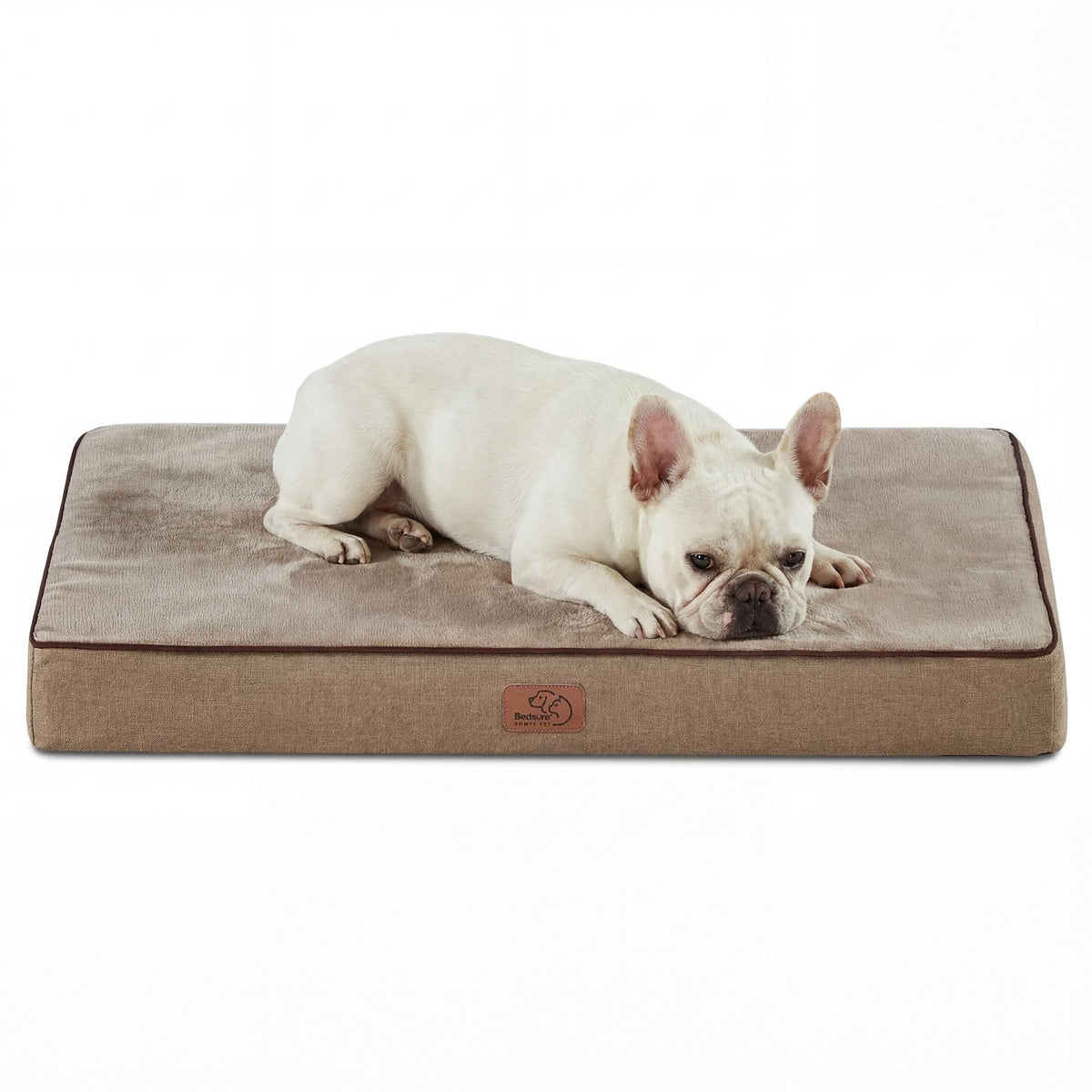Bedsure Memory Foam Dog Beds Large Sized Dog, Orthopedic Crate Pads, 35x22
