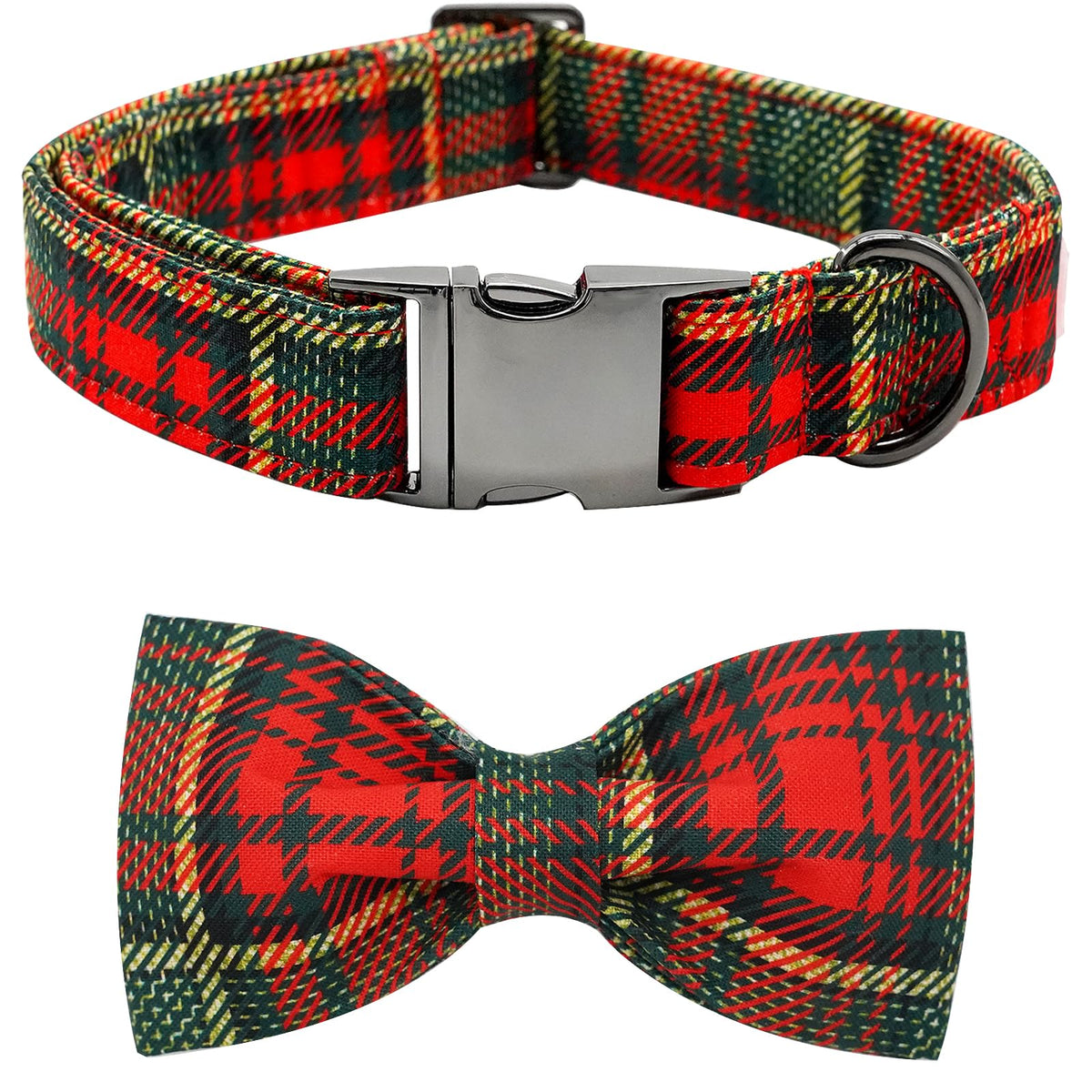 Bobo Rainbow Dog Collar - Thanksgiving Turkey Pet Collar Bowtie Gift Puppy Cute Bow Collar Adjustable Metal Buckle Soft Cute Collars for X-Small Dogs