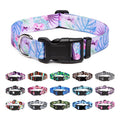 Mercano Adjustable Dog Collar - Special Design Patterns, Soft Nylon Comfortable Sturdy Pet Collar for Small Medium Large Dogs (XS, Tribal Red)
