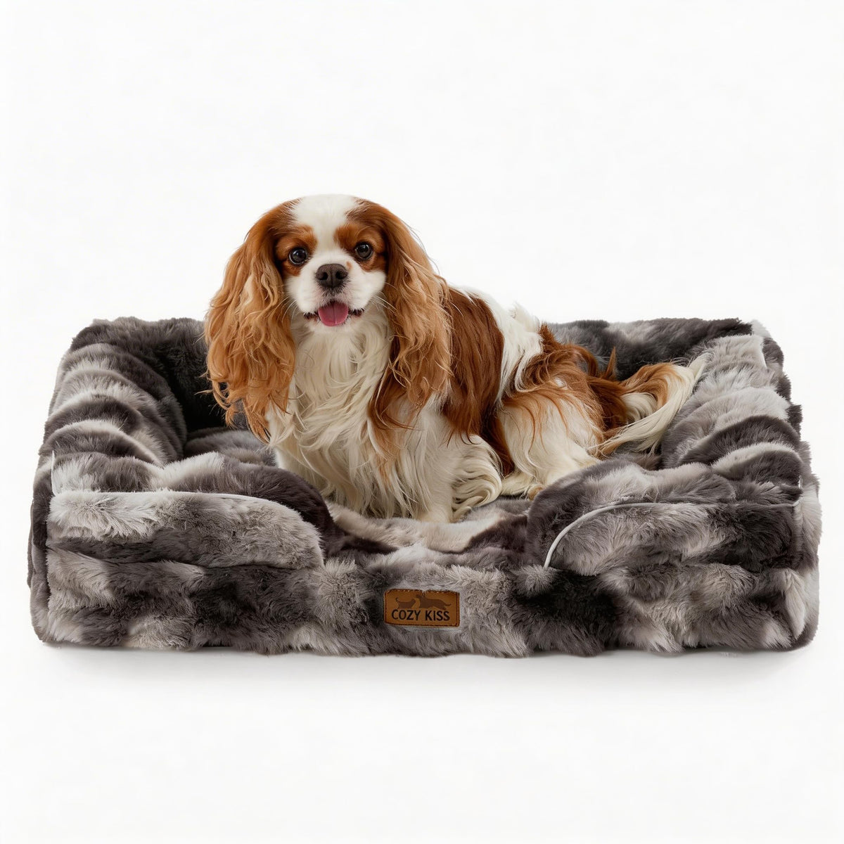 COZY KISS Warm Orthopedic Extra Large Dog Bed, XL 44x32 inch, Beige