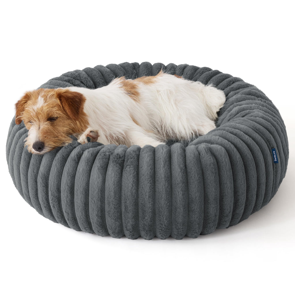 Bedsure ComfyFleece™ Donut Small Dog Bed with Removable Washable Cover