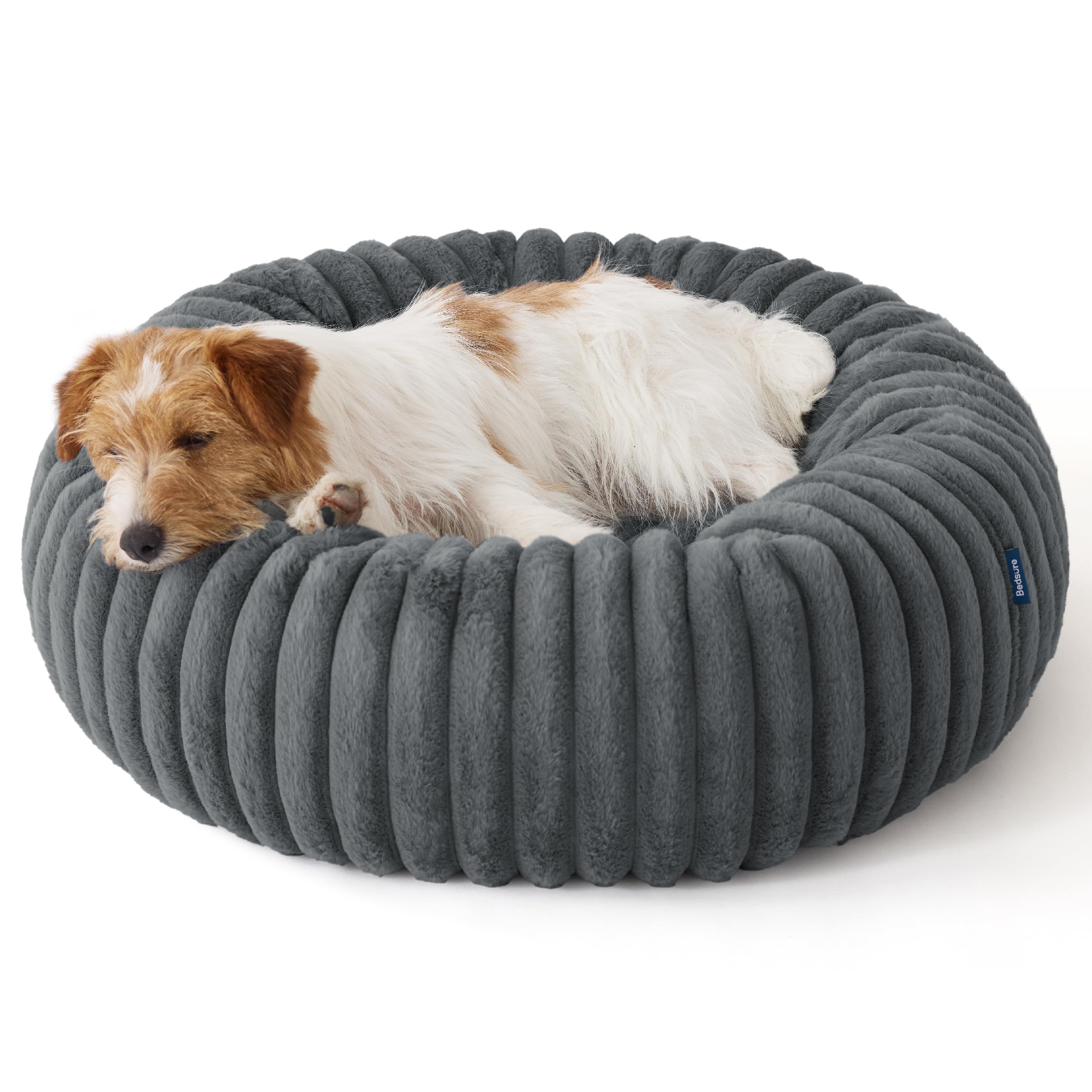 Bedsure ComfyFleece™ Donut Small Dog Bed with Removable Washable Cover