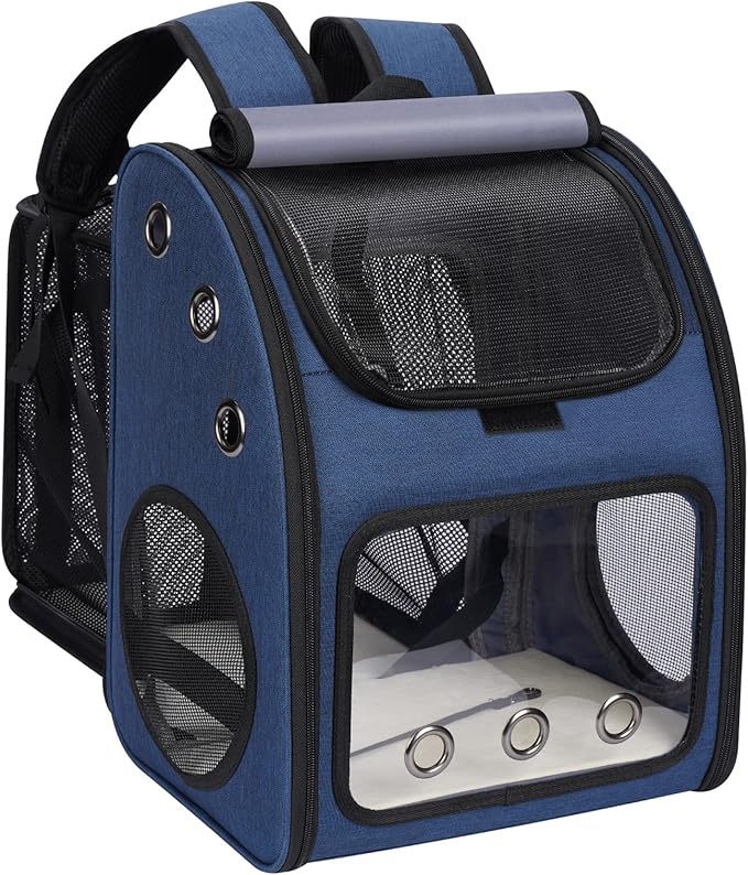 COVONO Expandable Cat Carrier Backpack,Large Space,Airline Approved