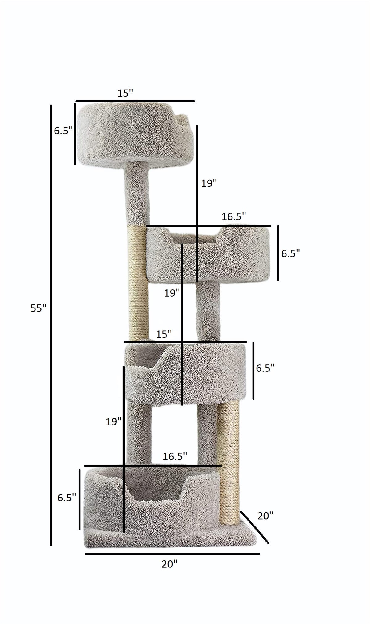 New Cat Condos Multi-Level Cat Tower