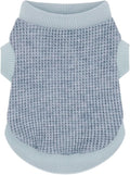 Cozy and Functional Dog Shirts for Small Puppies: Stretchable Blue Attire with Easy-On Design, Ideal for Chihuahuas and Yorkies - Enhance Comfort and Playfulness on Chill Days XX-Small