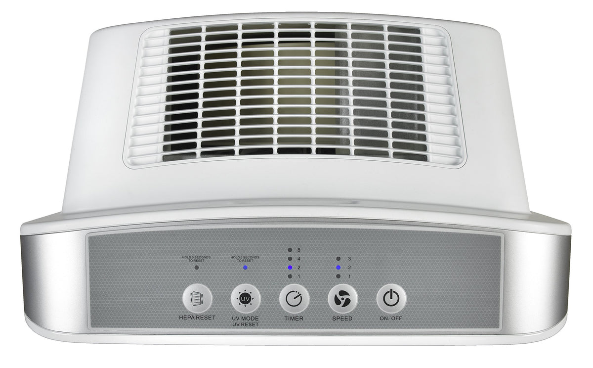 GermGuardian HEPA Air Purifier for Home, Large Rooms up to 1760 Sq. Ft. with HEPA Air Filter & UV-C Light, Zero Ozone Verified, AC5900WCA, White