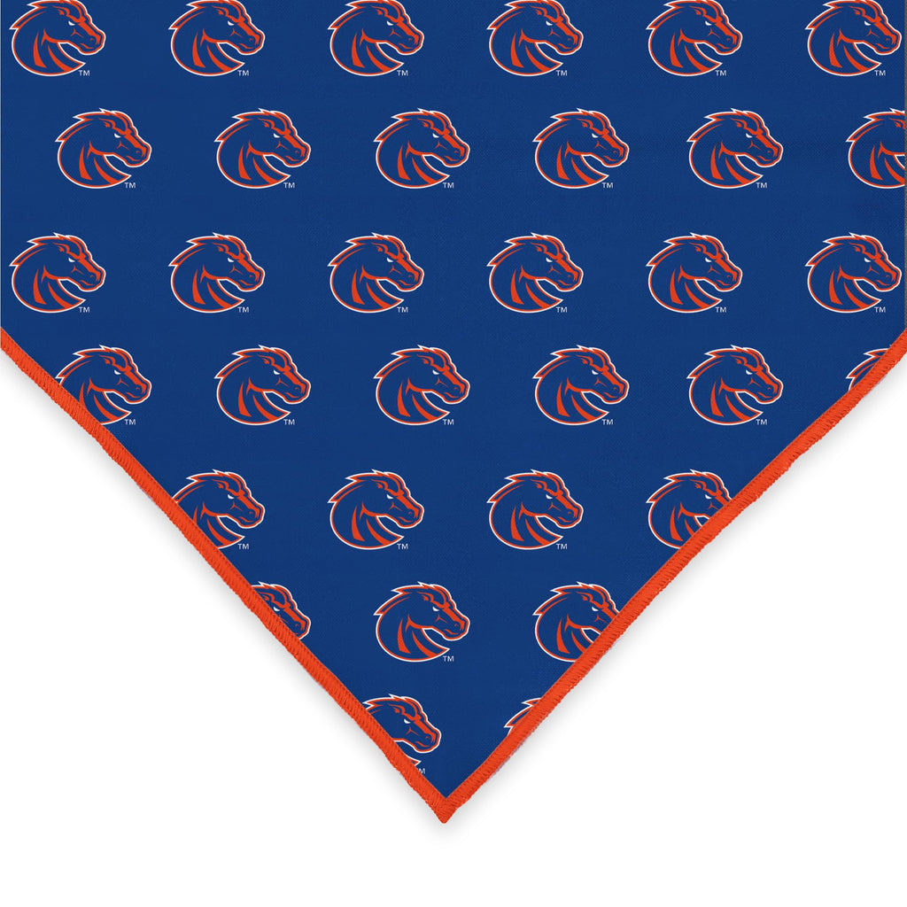 Boise State Broncos Officially Licensed Bandana for Dogs and Cats | Fits Pets Great Gift Idea | Easy-to-Tie (Small, 13")