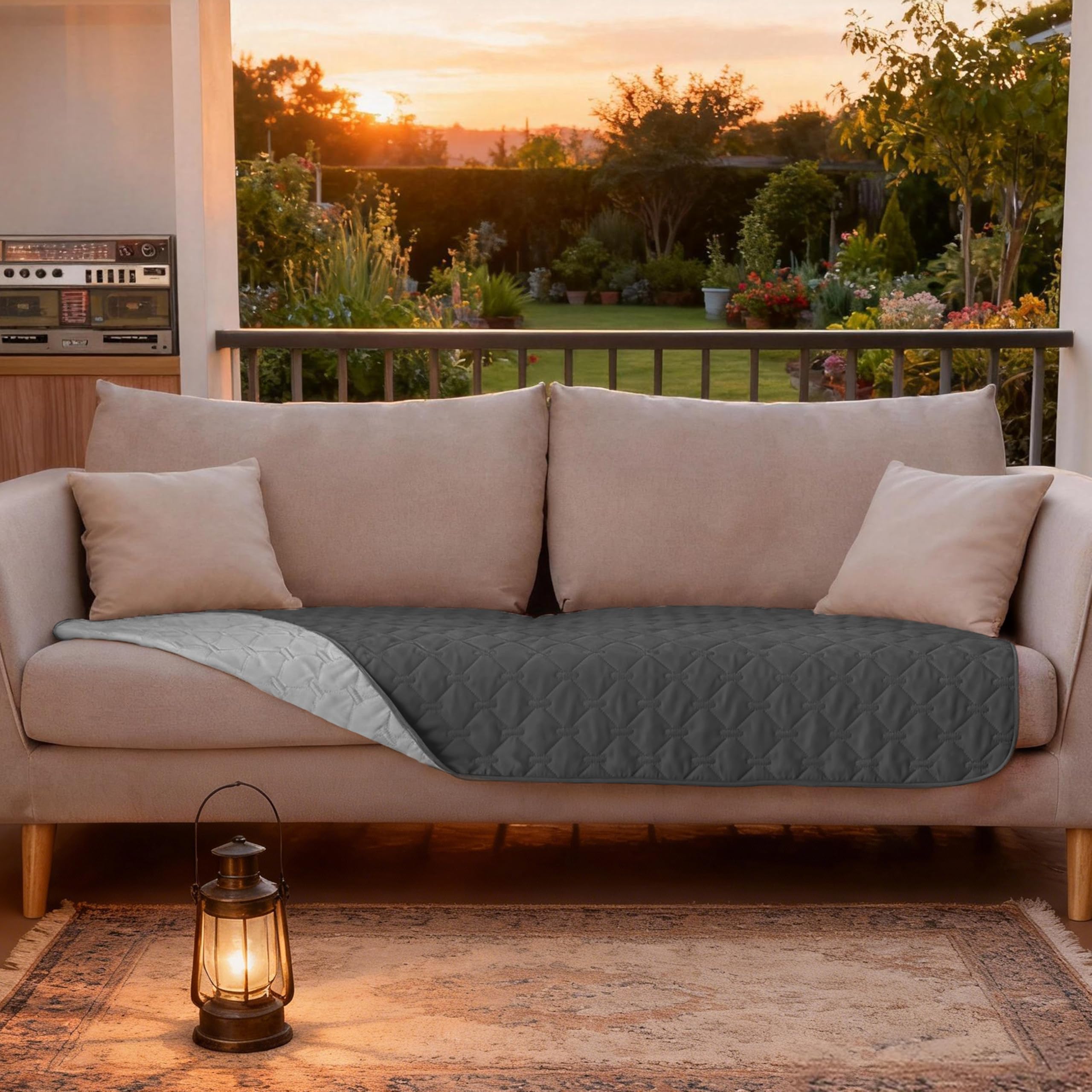 gogobunny Waterproof Blanket, Couch Covers for Dogs, Reversible Protector