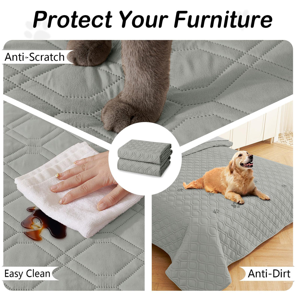 hyha Waterproof Dog Bed Blanket - Soft Pet Blanket & Sofa Cover for Dogs