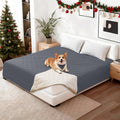 CYCMACO Waterproof Couch Covers for Pets, Waterproof Dog Bed Cover, Anti-Slip Soft Dog Blankets, Couch Cover for Dogs Washable, Pet Blanket for Puppy Large Dogs Cat (82x102 Inch, Dark Grey)
