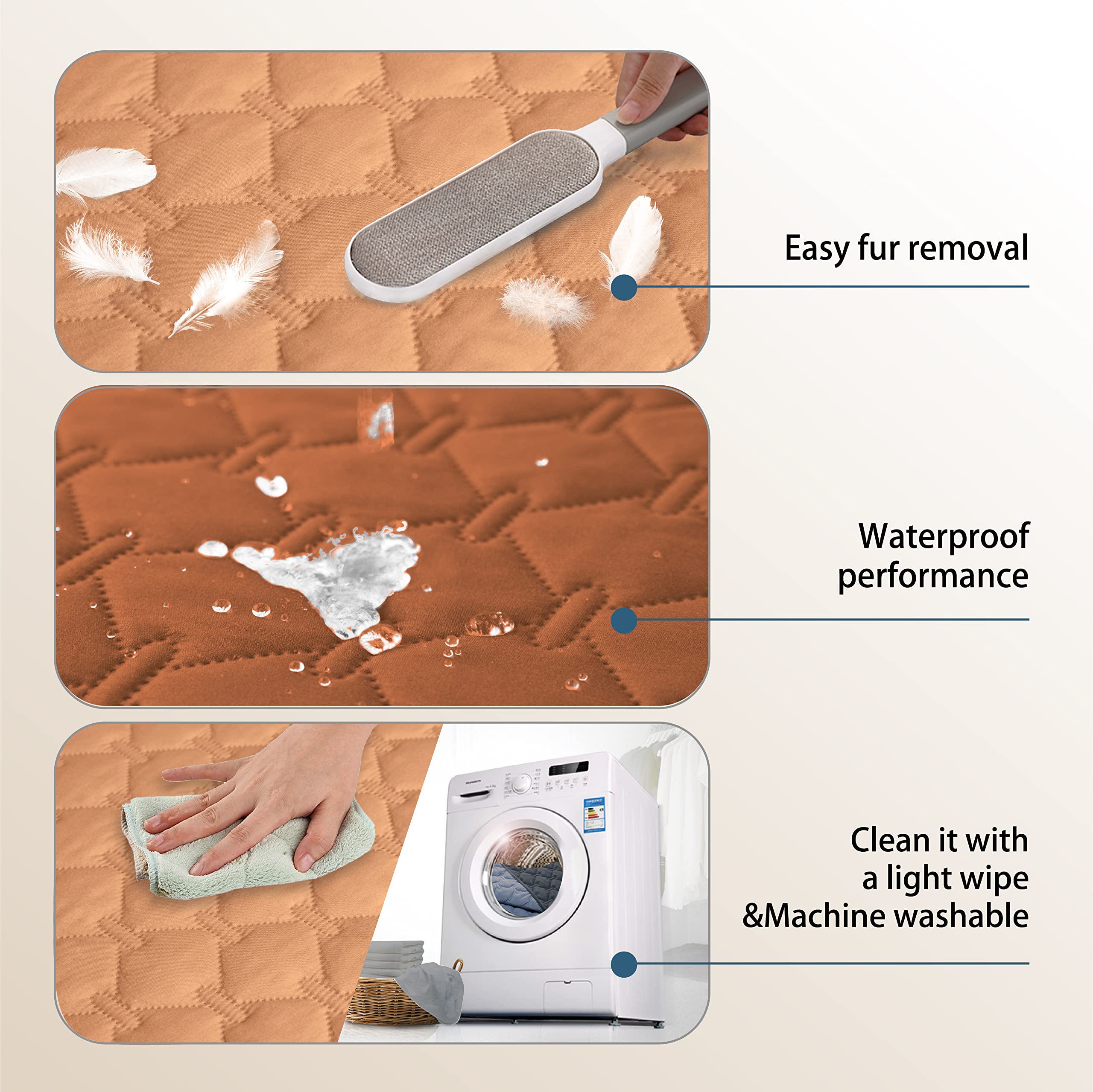 gogobunny Waterproof Blanket, Couch Covers for Dogs, Reversible Protector