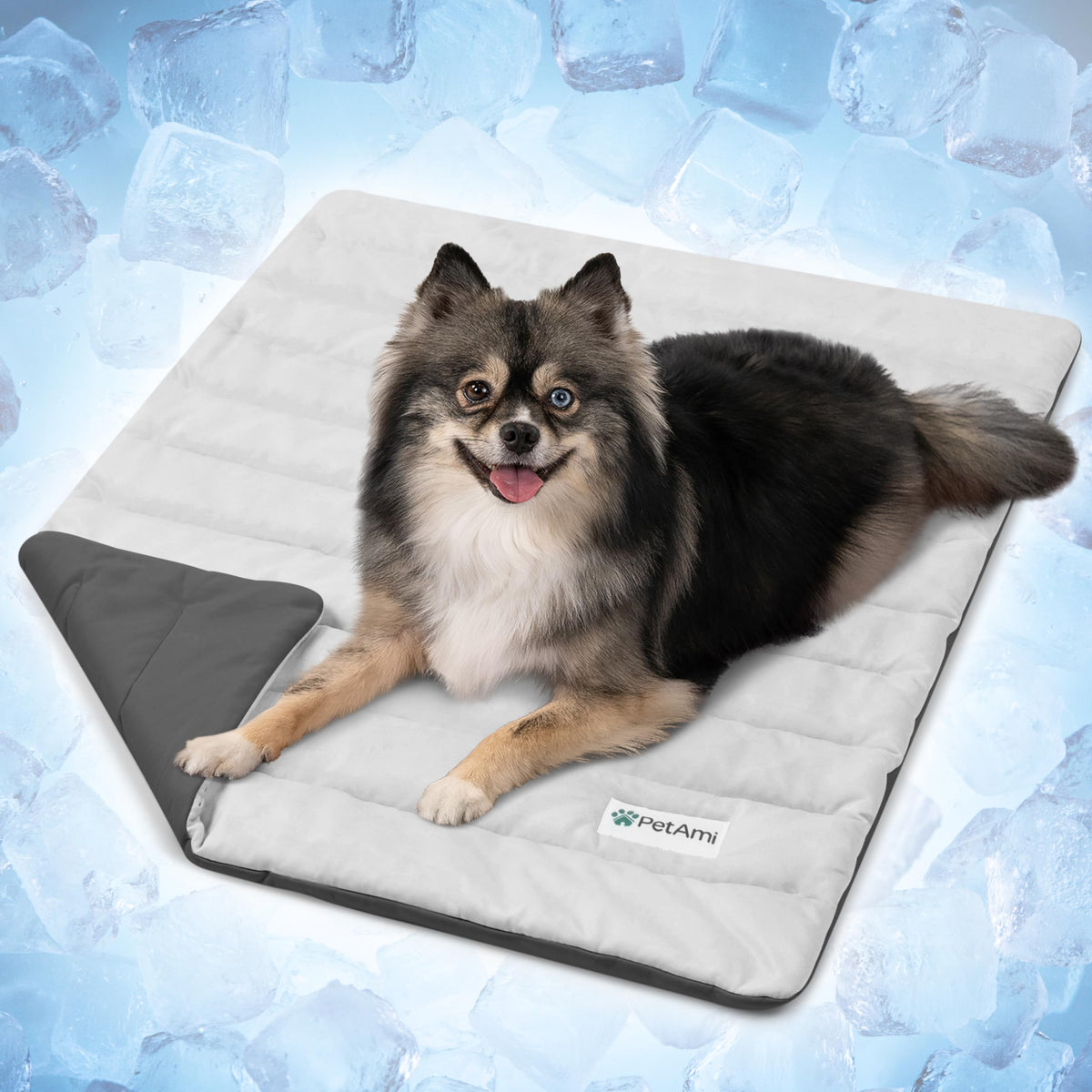 PetAmi Dog Cooling Mat Blanket Pet Pad for Small Medium Cat, Small, 24x32