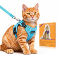 Cat Harness and Leash Set,Escape Proof Kitten Harness,Orange