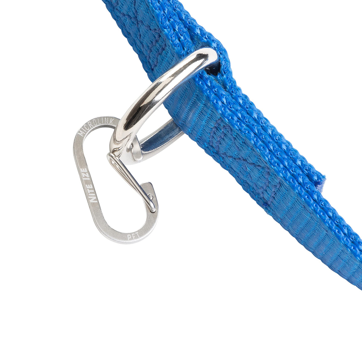 Nite IZE MicroLink Pet Tag Carabiner, Stainless Steel Cat and Dog Tag Clip, 2 Count (Pack of 1)
