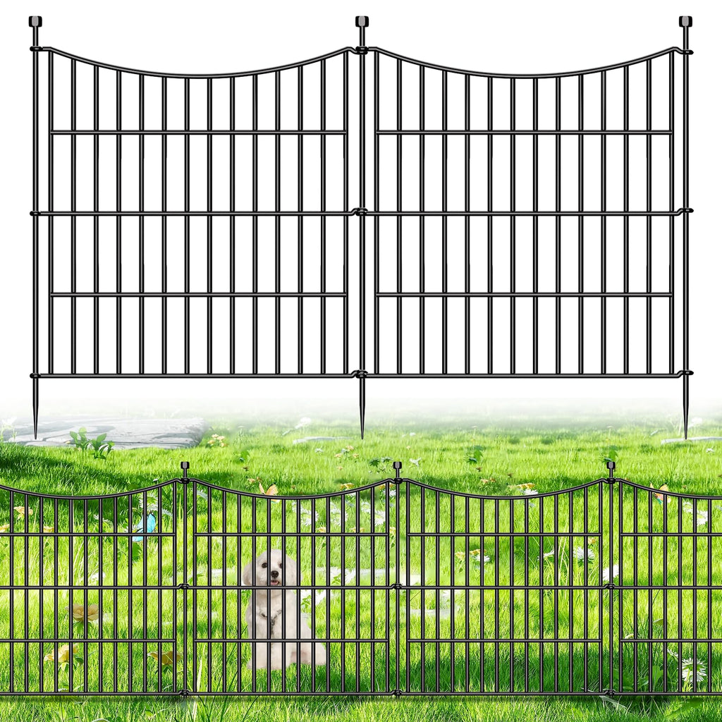 No Dig Dog Fence Outdoor for Yard, 24 in(H) X 20 ft(L)