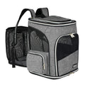 BAGLHER Expandable Pet Carrier Backpack，Pet Backpack for Small Cats Puppies Dogs Bunny, Airline-Approved Ventilate Backpack for Travel, Hiking and Outdoor Use. Purple