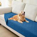 hyha Waterproof Reversible Dog Blanket, Pet Blanket for Sofa Couch