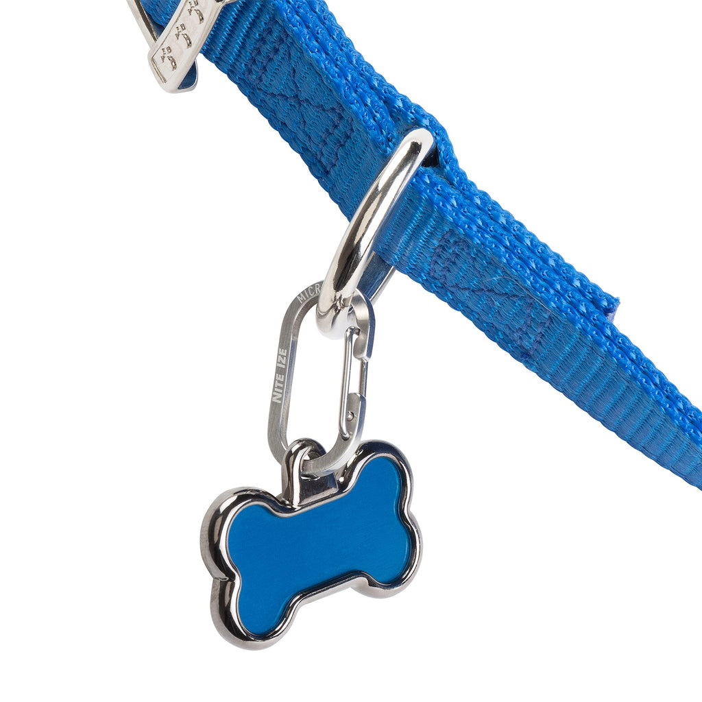 Nite IZE MicroLink Pet Tag Carabiner, Stainless Steel Cat and Dog Tag Clip, 2 Count (Pack of 1)