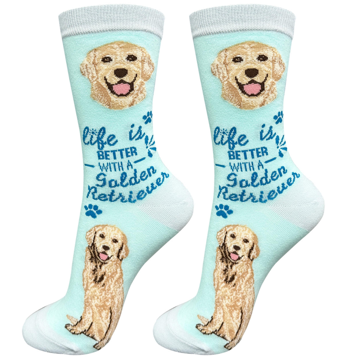 E&S Pets Pet Lover Socks - Dog Socks - Cat Socks - Fun Pet Lover Gifts - Cute Crew Socks - Unisex Novelty Socks - One Size Fits Most (Australian Cattle Dog)